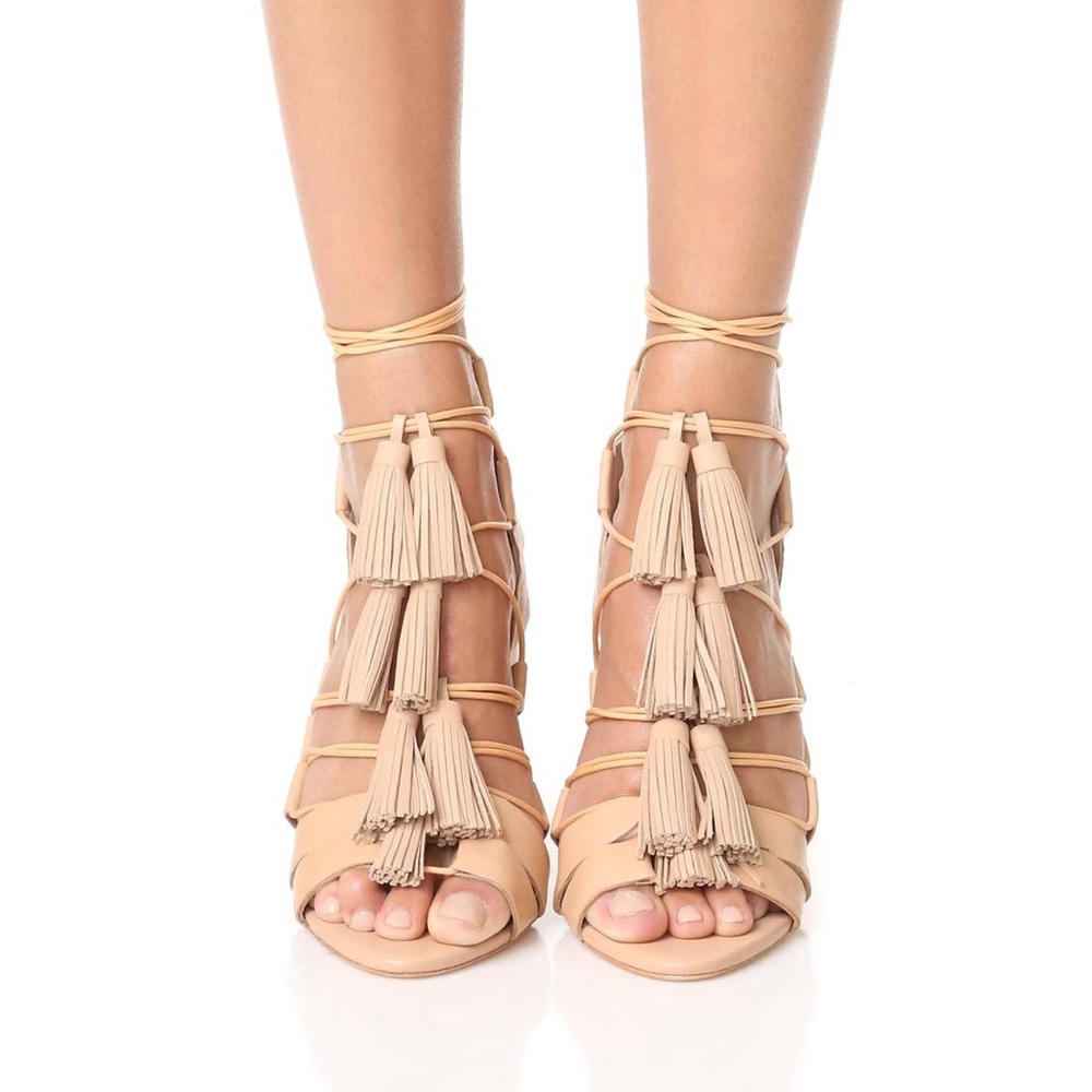 Loeffler Randall Luz Tassel Sandals
